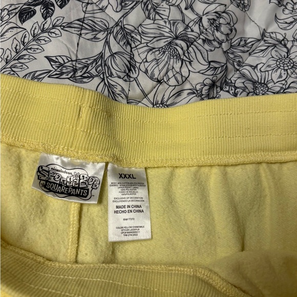 SpongeBob SquarePants Yellow Best Friends Club Joggers - Picture 3 of 4
